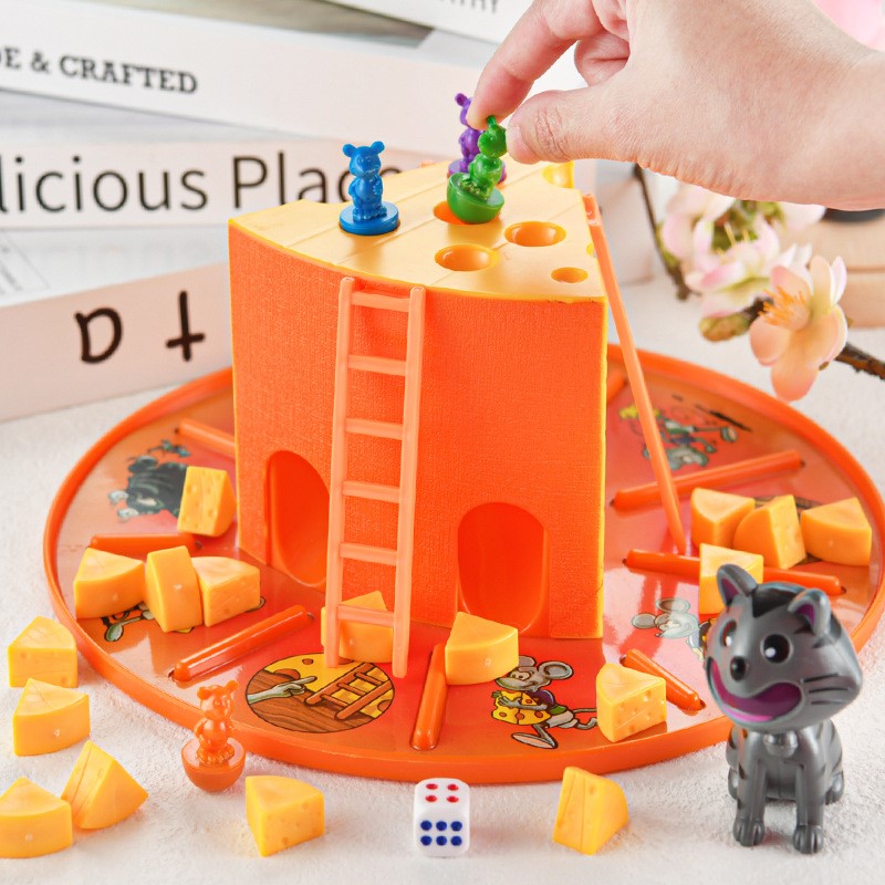 Interactive Cat Toy - Permainan Papan Keju Kue Kucing dan