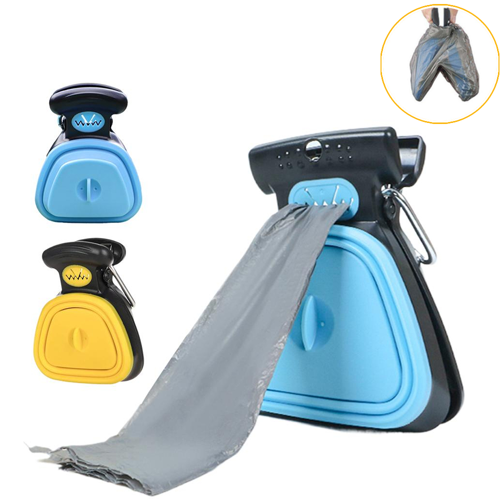 Poop Bag Dispenser - Alat Pengambil Kotoran Anjing Lipat, Dispenser
