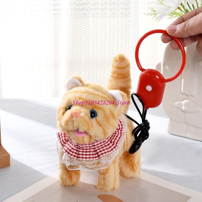 Interactive Cat Toy - Mainan Hewan Mewah Berjalan yang Diaktifkan