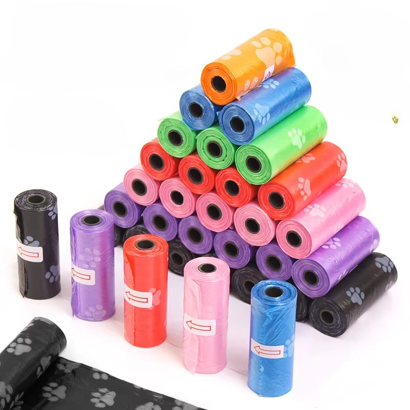 Poop Bag Dispenser - 1-4 gulungan kantong kotoran hewan peliharaan