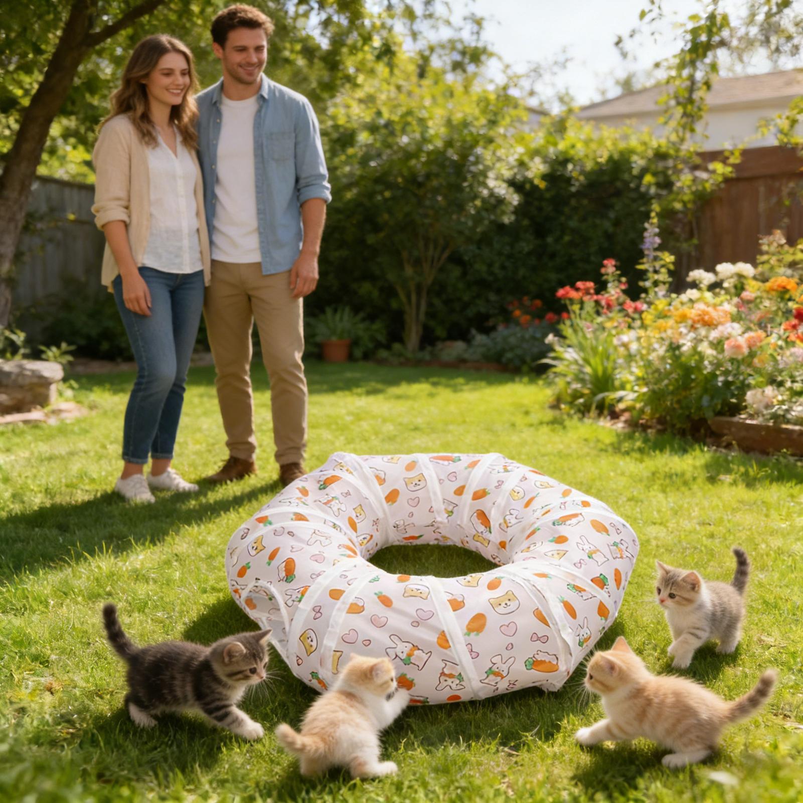 Terowongan Kucing Interaktif L - Interactive Cat Toy ulasan dan harga