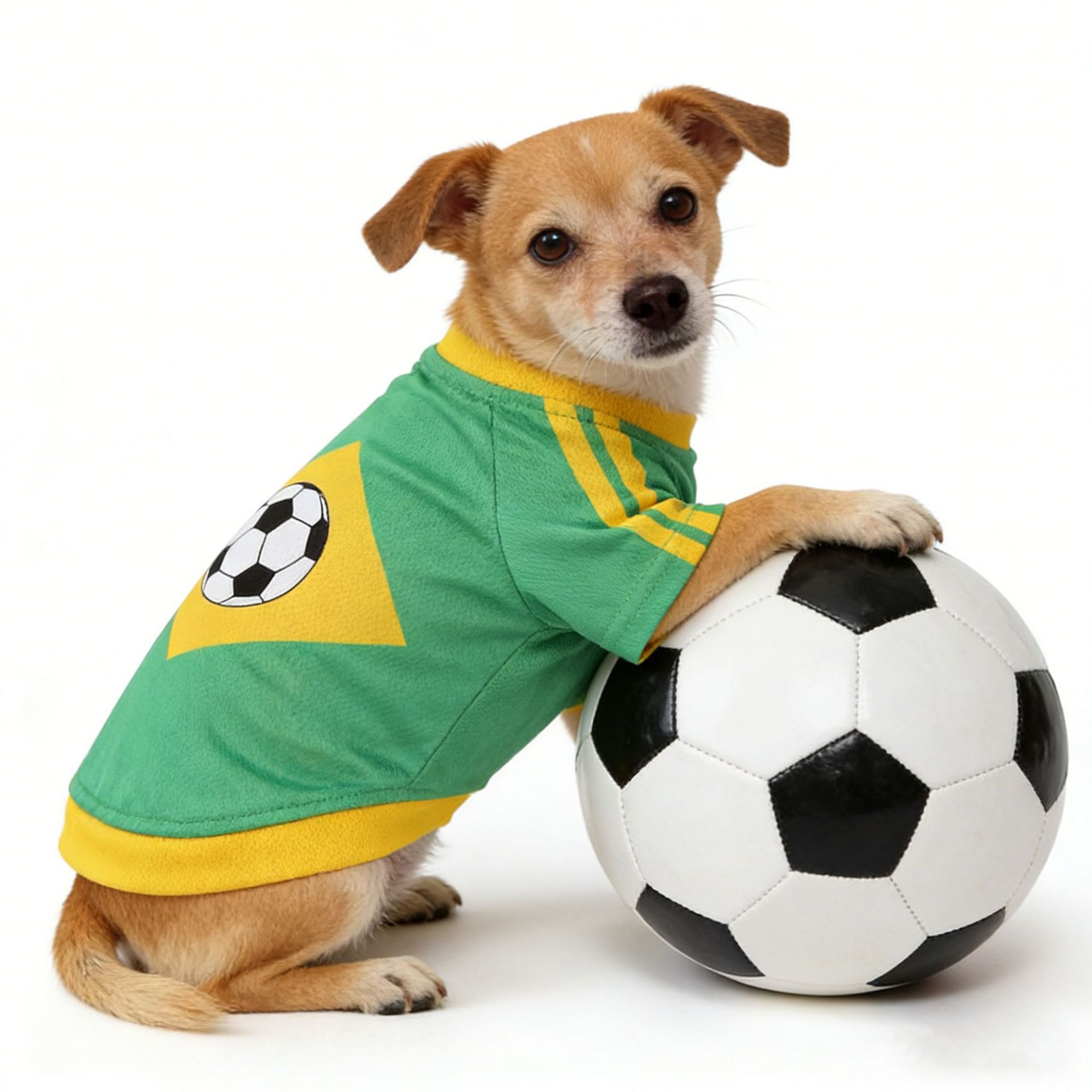 Pakaian Anjing Pola Sepak Bola - Pet Supplies Jersey ulasan dan harga