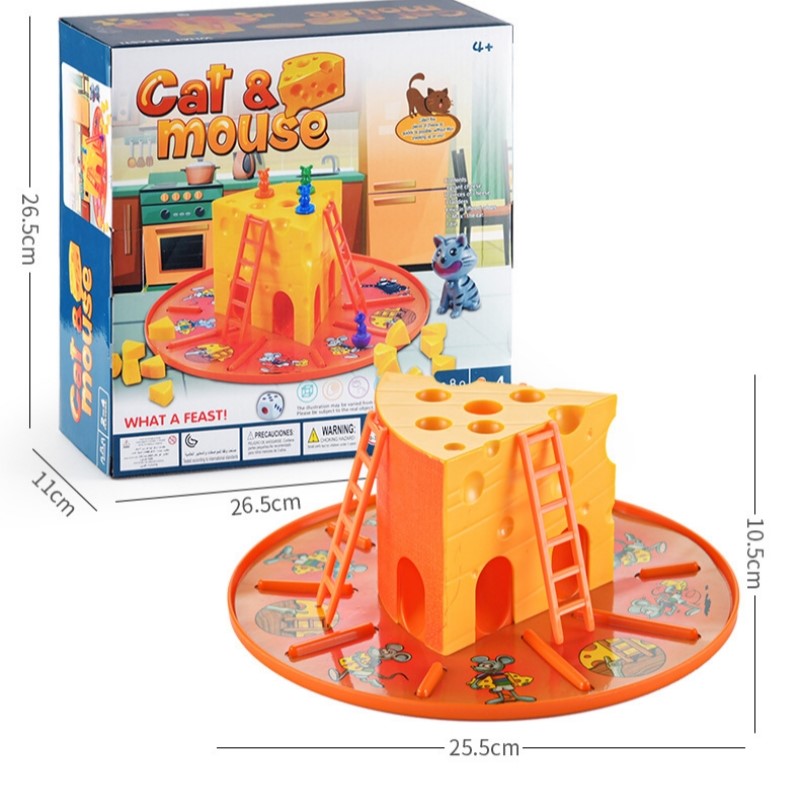 Permainan Papan Keju Kue Kucin - Interactive Cat Toy ulasan dan harga