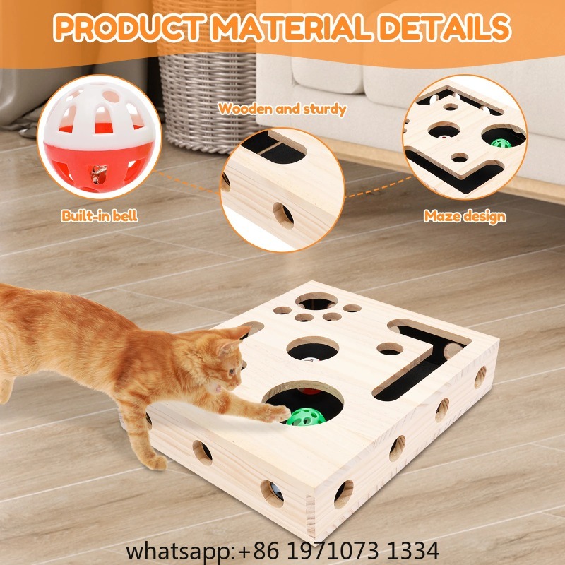 Kotak Mainan Pengasah Kuku Kuc - Interactive Cat Toy ulasan dan harga
