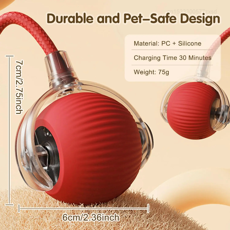Mainan Bola Interaktif Kucing  - Interactive Cat Toy ulasan dan harga